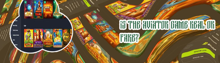 Is aviator slot game real or fake
